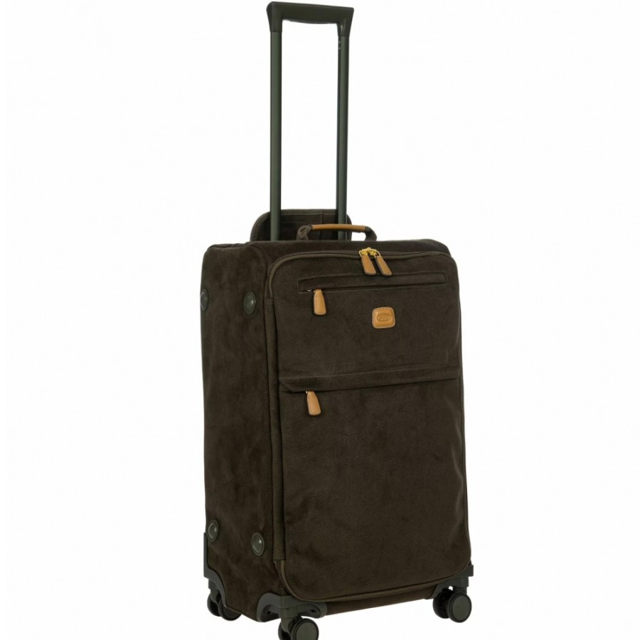 Bagages : Sacs De Voyage Et Valises LES BRIC | Bric'S Life Chariot De Coffre Souple, 4 Roues, Taille Moyenne 27 Pouces, Couleur Olive Blf58139.378