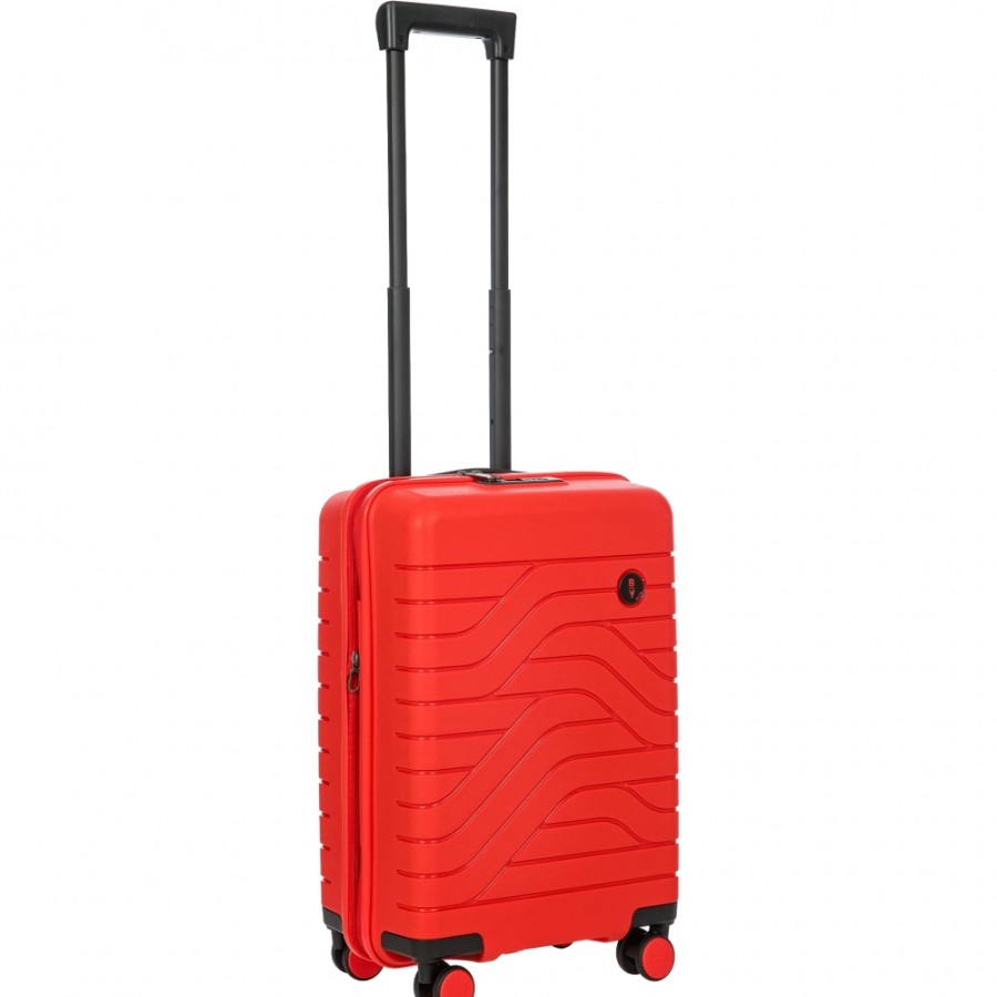 Bagages : Sacs De Voyage Et Valises BRIC'S PAR | Valise Extensible Cabine Rigide Rouge Bric'S By Ulisse, S H. 55Cm / 21,7 B1Y08430.019