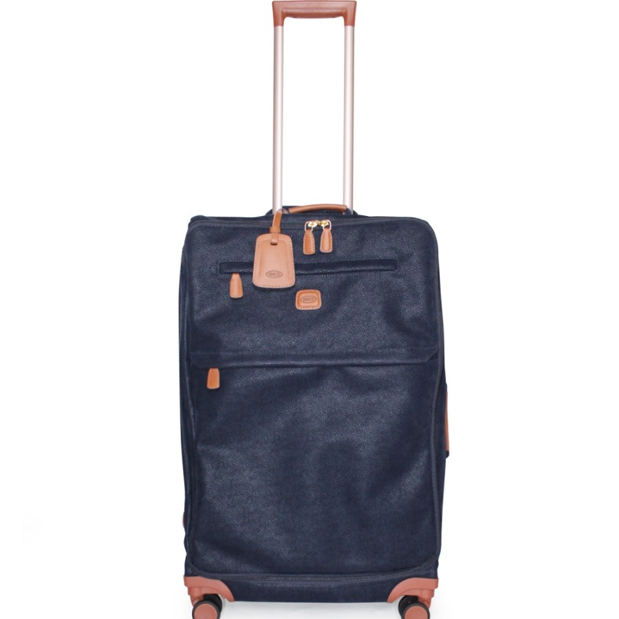 Bagages : Sacs De Voyage Et Valises LES BRIC | Bric'S Life Chariot De Coffre Bleu Softside, 4 Roues, Moyen, Hauteur 27 Pouces Blf58139.396