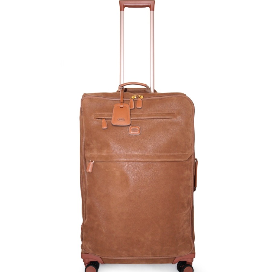 Bagages : Sacs De Voyage Et Valises LES BRIC | Bric'S Life Chariot De Coffre Souple, 4 Roues, Moyen, Hauteur 27 Pouces, Couleur Marron Renne Blf58139.216