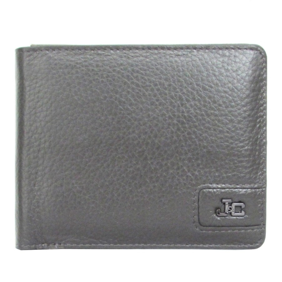 Accessoires Pour Hommes J&C Jackyceline | Portefeuille Homme J&C Jackyceline Avec Compartiment Pour Pieces Cop168-02-Gris