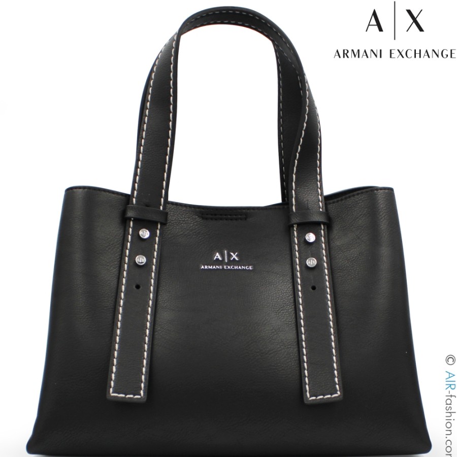 Sacs Pour Dames échange Armani | Armani Exchange Petit Sac Cabas Noir 942975Cc749100020