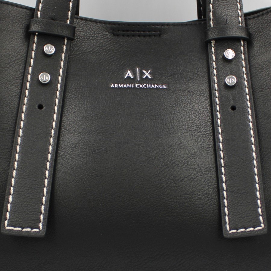 Sacs Pour Dames échange Armani | Armani Exchange Petit Sac Cabas Noir 942975Cc749100020