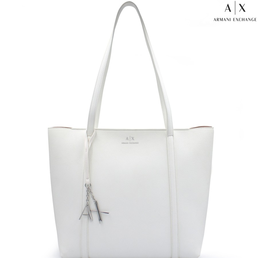 Sacs Pour Dames échange Armani | Armani Exchange Sac Cabas Blanc 942930Cc726100010