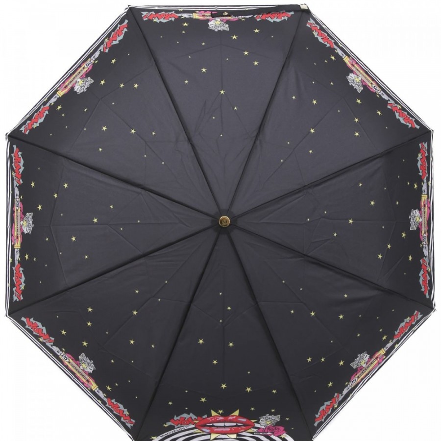 Accessoires Pour Dames Braccialini | Braccialini Kiss Parapluie De Pluie Pliable Avec Motif Pop-Art Bc858-2923