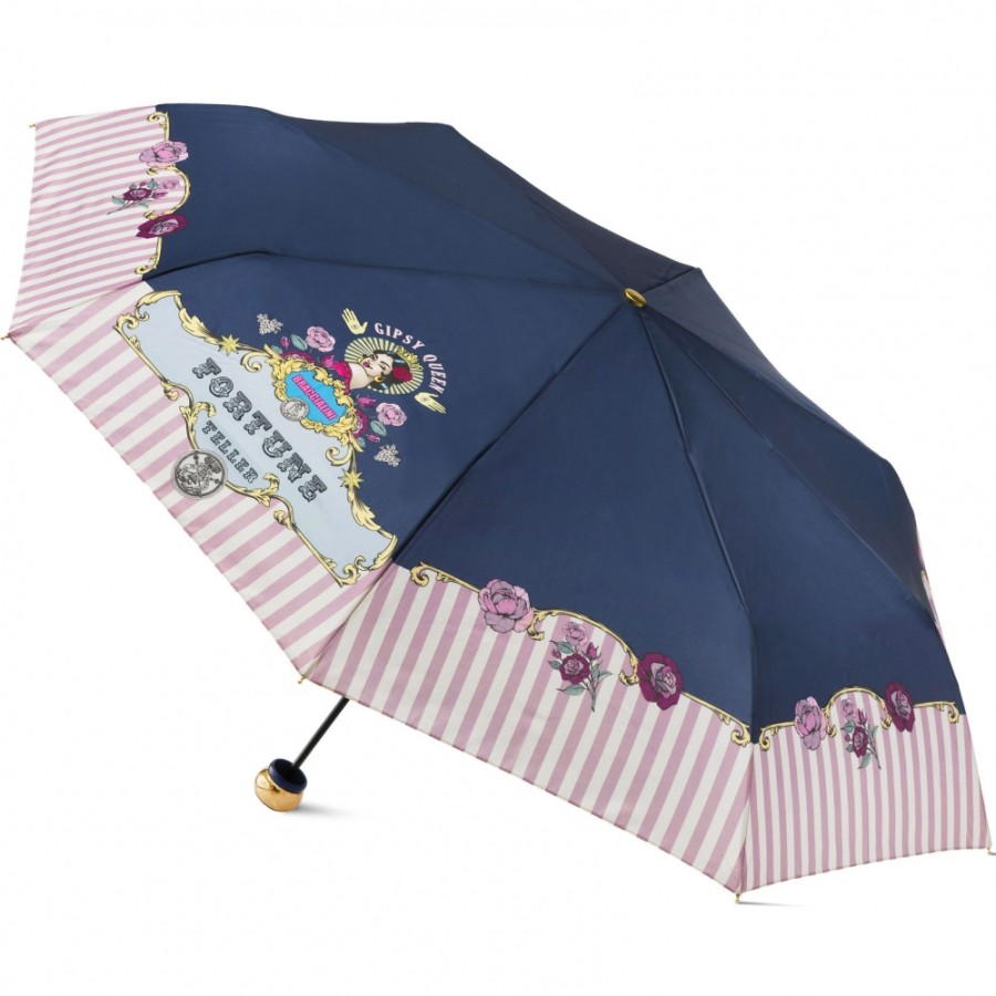 Accessoires Pour Dames Braccialini | Braccialini Parapluie Pliant Pour Femme Avec Motif Fantaisie Fortune Teller Bc858-Fortune-Teller