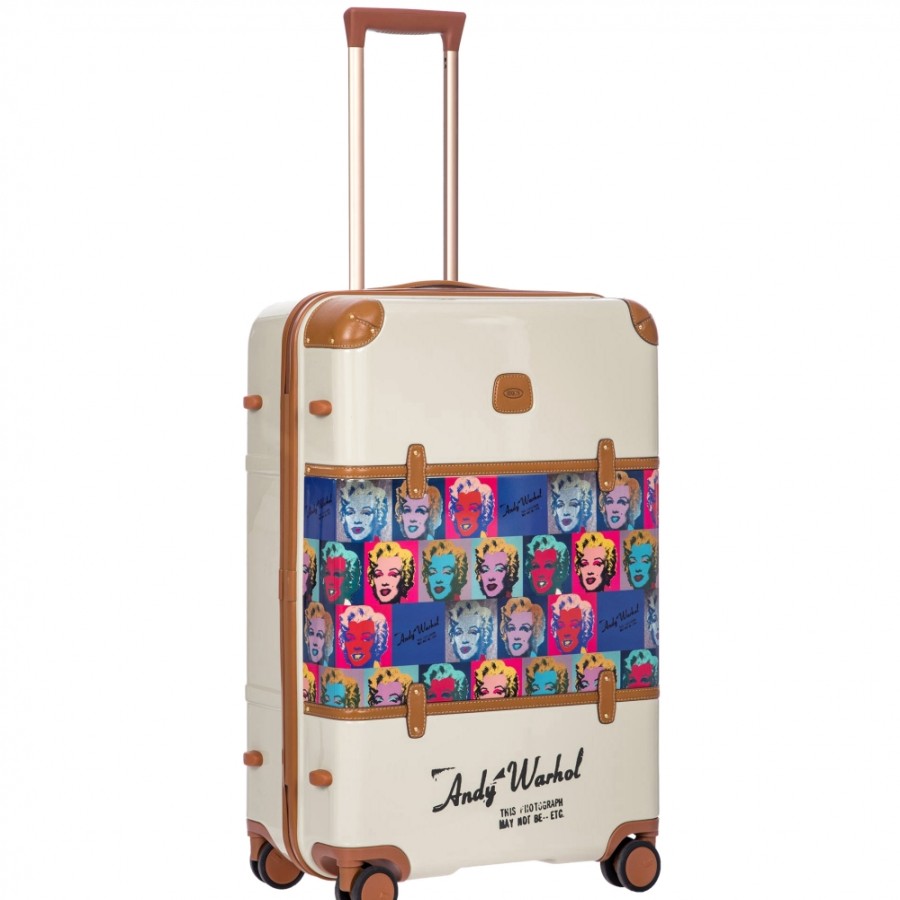 Bagages : Sacs De Voyage Et Valises LES BRIC | Bric'S Bellagio Andy Warhol Collection M Valise Rigide A Roulettes 28 Pouces, Avec Marilyn Monroe Bbw08303.930