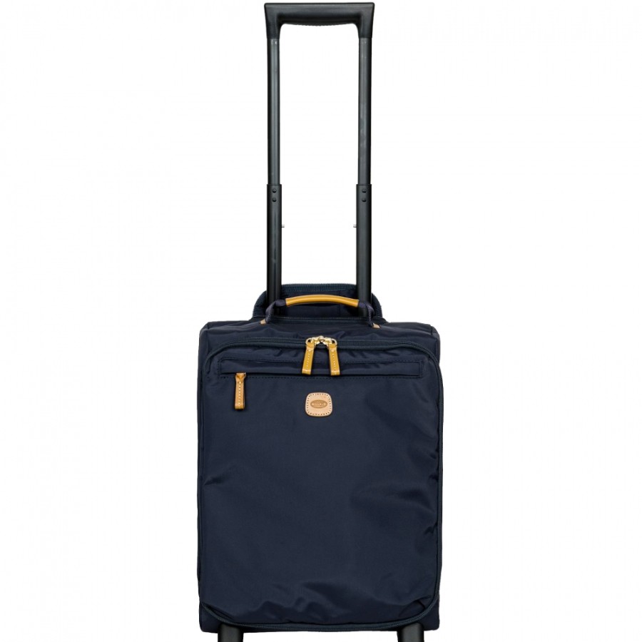 Bagages : Sacs De Voyage Et Valises LES BRIC | Bric'S X-Collection Coffre De Cabine Souple En Nylon Bleu Sous Le Siege, Xs Bxl58103.050