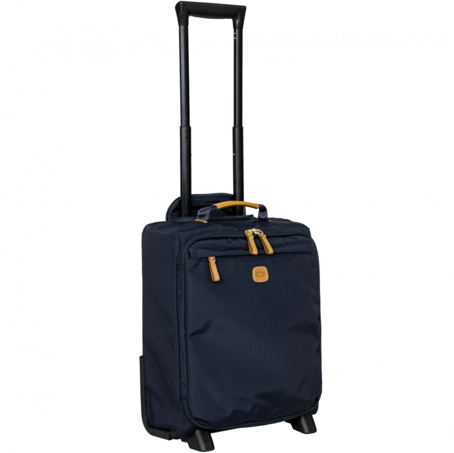 Bagages : Sacs De Voyage Et Valises LES BRIC | Bric'S X-Collection Coffre De Cabine Souple En Nylon Bleu Sous Le Siege, Xs Bxl58103.050