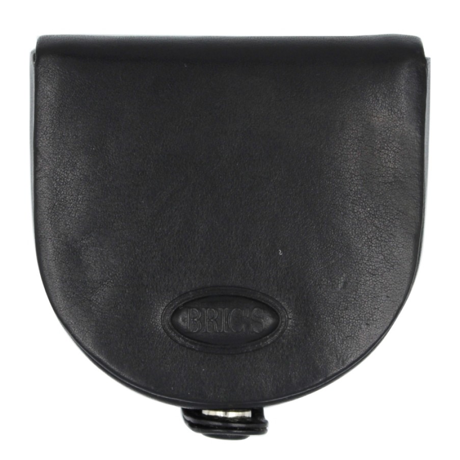 Accessoires Pour Dames LES BRIC | Bric'S Porte Monnaie En Cuir Noir En Forme De Fer A Cheval Bh109212.001