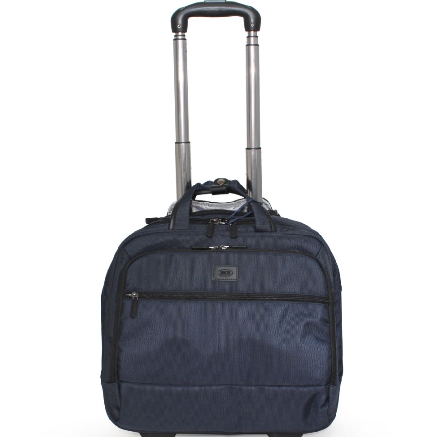 Sacs D'Affaires LES BRIC | Bric'S Blue Business Pilot Case Bag, Avec 2 Roulettes Et Poignee Retractable Big08127.006