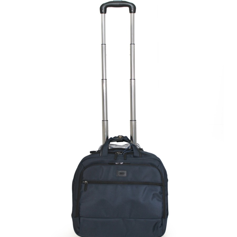 Sacs D'Affaires LES BRIC | Bric'S Blue Business Pilot Case Bag, Avec 2 Roulettes Et Poignee Retractable Big08127.006