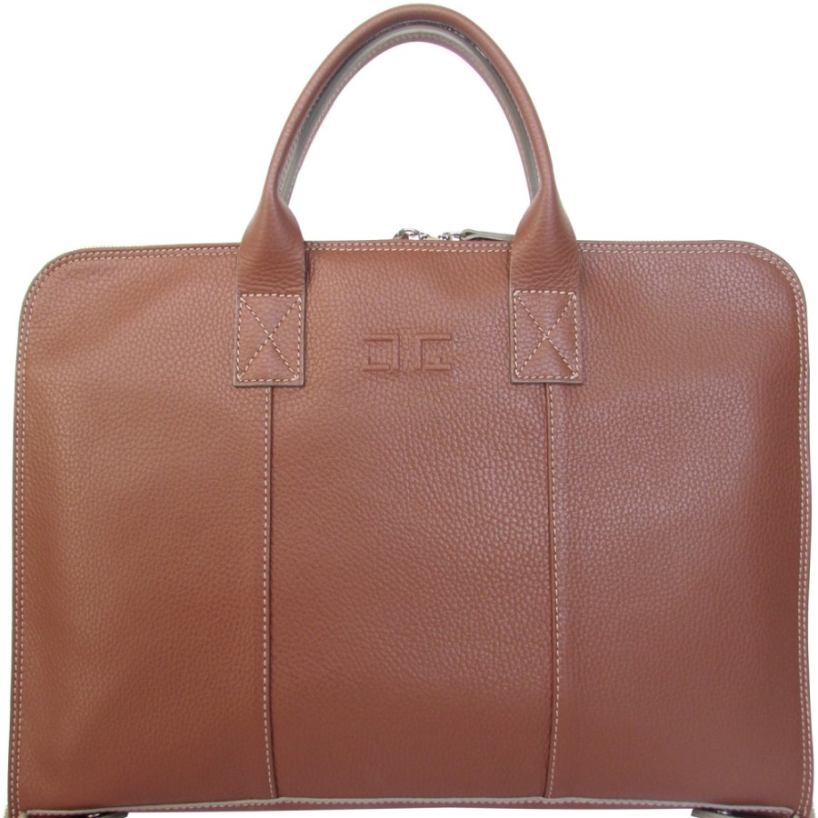 Sacs D'Affaires Giani Altieri | Giani Altieri Made In Italy Sac Mince En Cuir Pour Hommes Pour Documents Et Ordinateur Portable W0012B