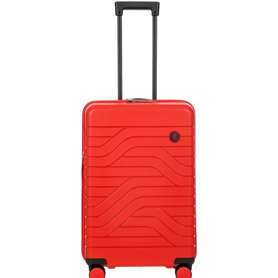 Bagages : Sacs De Voyage Et Valises BRIC'S PAR | Bric'S By Ulisse Valise Rigide Extensible Rouge, Hauteur 65 Cm / 25 Pouces, M B1Y08427.019