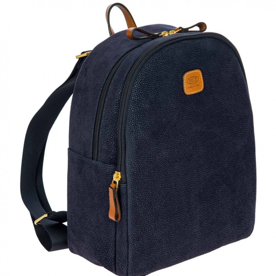 Sacs Pour Dames LES BRIC | Bric'S Life Sac A Dos Decontracte Pour Femme, En Tissu Resistant De Couleur Bleue Blf05808.396