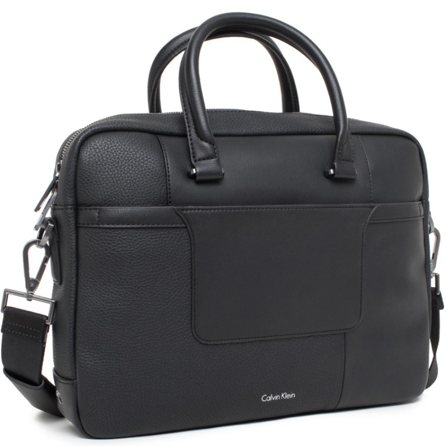 Sacs D'Affaires Calvin Klein | Ck Calvin Klein Sac D'Affaires Noir Pour Ordinateur Portable 14 K50K502343-001