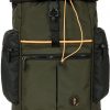 Sacs Pour Hommes BRIC'S PAR | Bric'S By Men'S Sac A Dos De Style Sport En Nylon Vert Olive Et Noir Avec Eclairage Led - Moyen B3Y04494.078