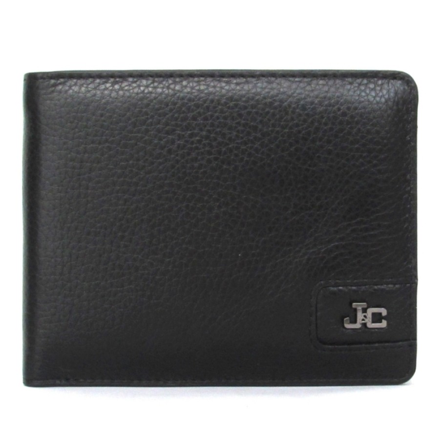 Accessoires Pour Hommes J&C Jackyceline | Portefeuille Homme J&C Jackyceline Cuir Noir Cop168-03-Noir