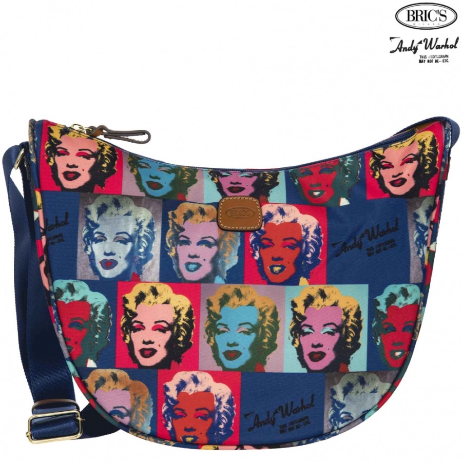 Sacs Pour Dames LES BRIC | Bric'S Andy Warhol Collection Sac A Bandouliere Demi-Lune Avec Marilyn Monroe Bbw05052.930