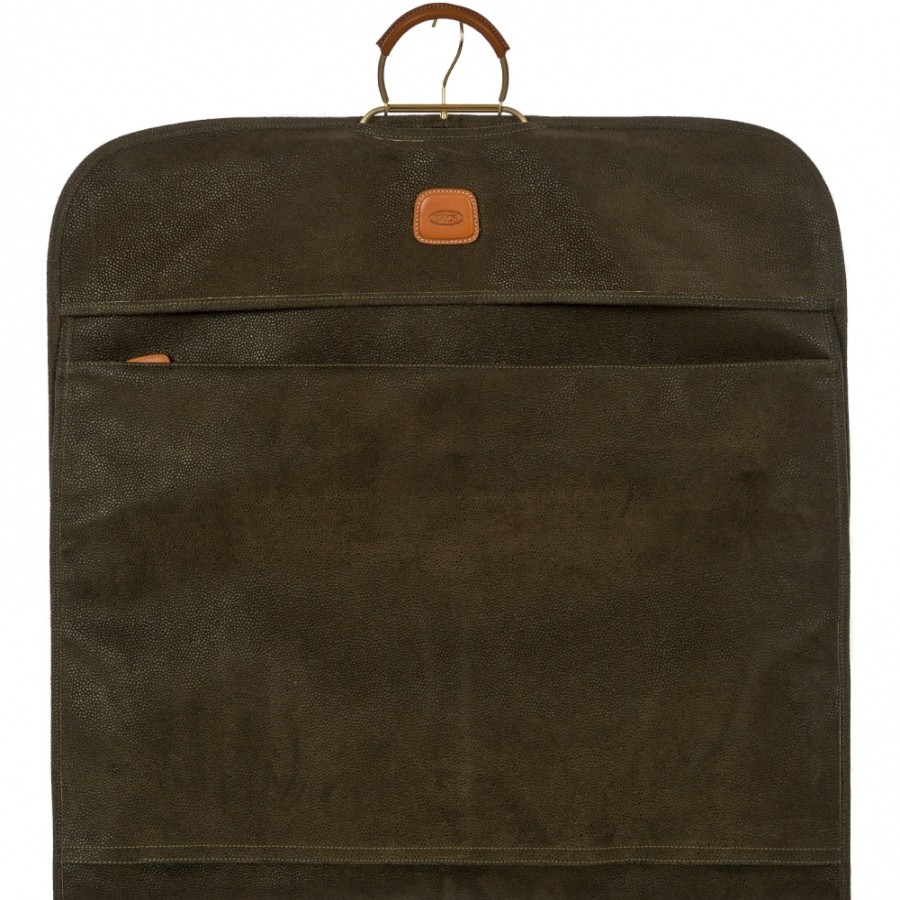 Bagages : Sacs De Voyage Et Valises LES BRIC | Bric'S Life Sac A Vetements De Voyage/Housse De Costume, Couleur Marron Olive Blf00332.378