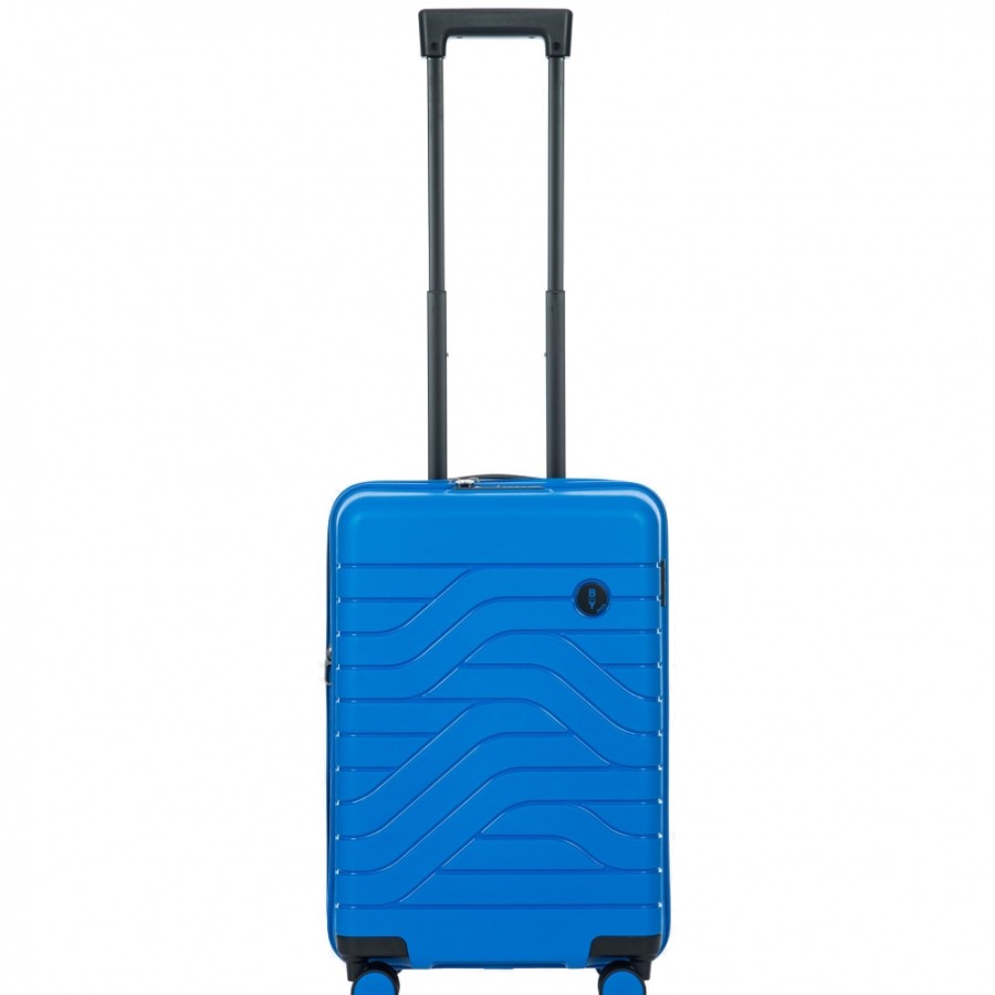 Bagages : Sacs De Voyage Et Valises BRIC'S PAR | Bric'S By Ulisse Valise Extensible A Cabine Rigide Bleue Electrique, S B1Y08430.537