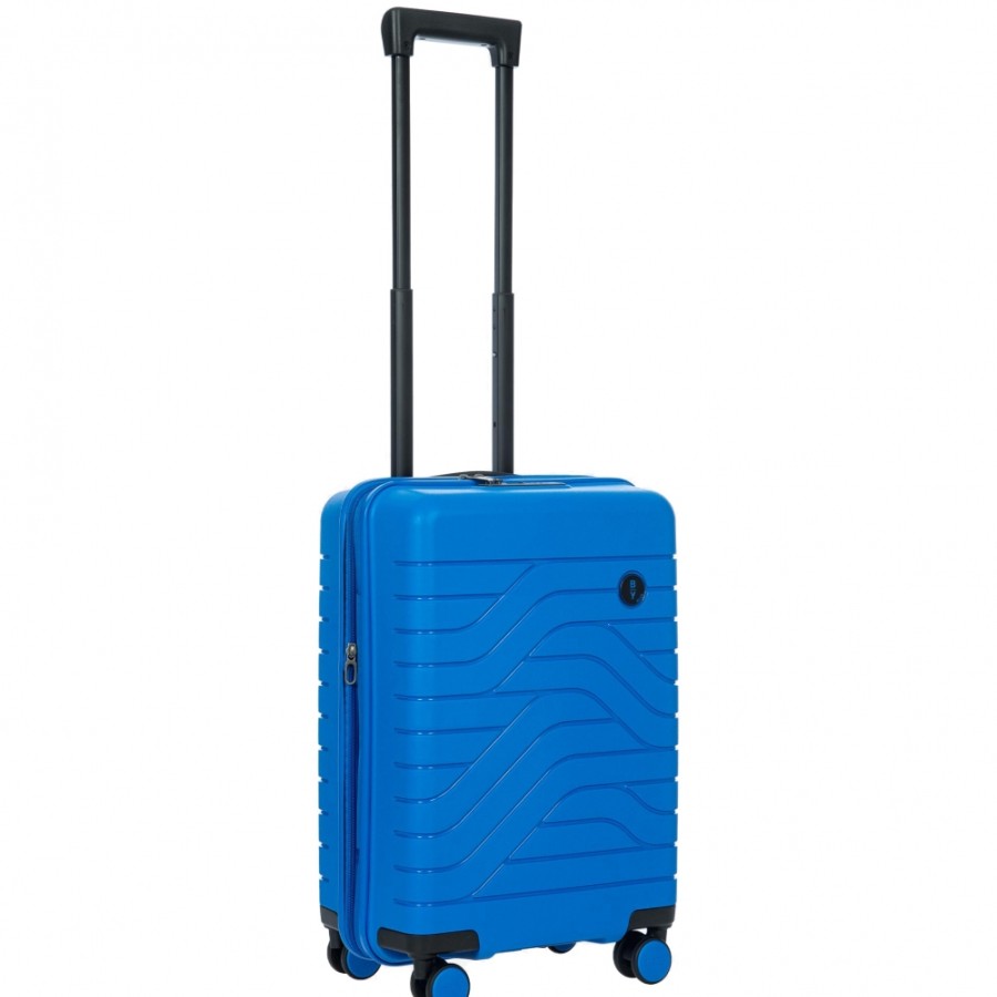 Bagages : Sacs De Voyage Et Valises BRIC'S PAR | Bric'S By Ulisse Valise Extensible A Cabine Rigide Bleue Electrique, S B1Y08430.537