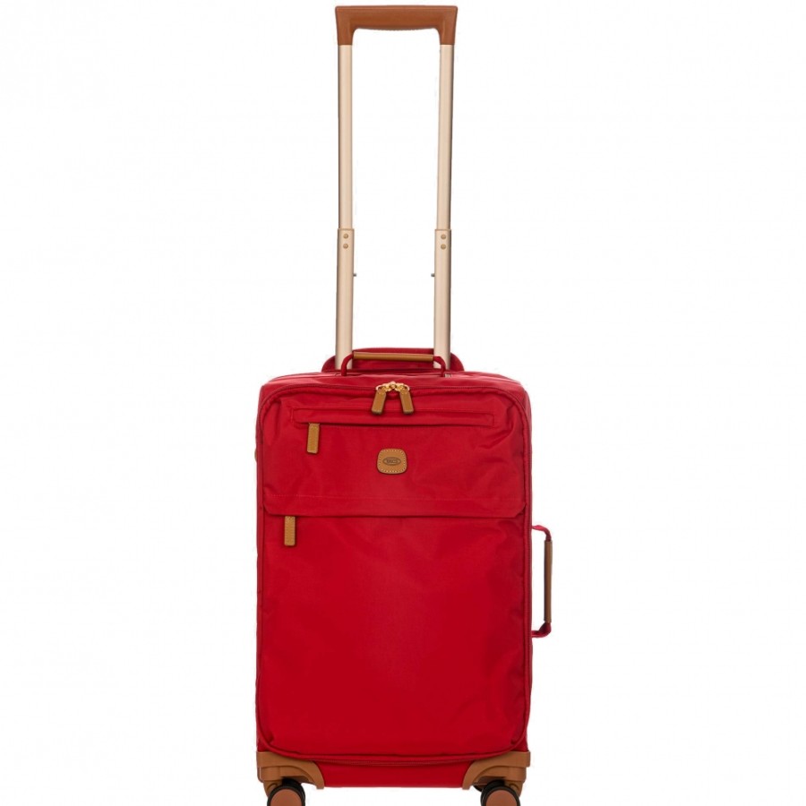 Bagages : Sacs De Voyage Et Valises LES BRIC | Bric'S X-Collection Valise Cabine Spinner En Nylon Rouge, S Bxl58117.190