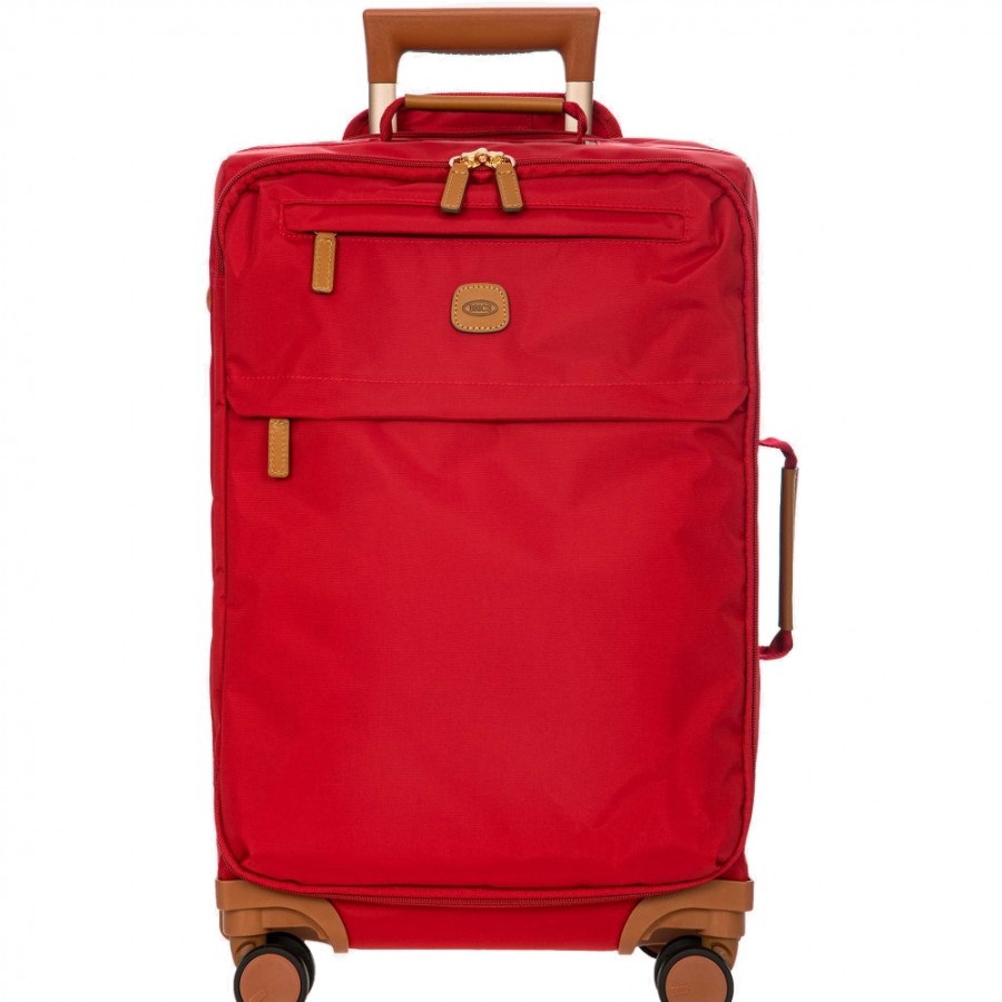 Bagages : Sacs De Voyage Et Valises LES BRIC | Bric'S X-Collection Valise Cabine Spinner En Nylon Rouge, S Bxl58117.190