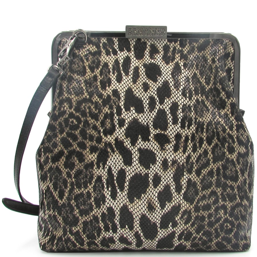 Sacs Pour Dames ERMANNO Ermanno Scervino | Ermanno Ermanno Scervino Sac De Style Retro-Moderne Avec Motif Leopard Fabrique En Italie 12400461Leop